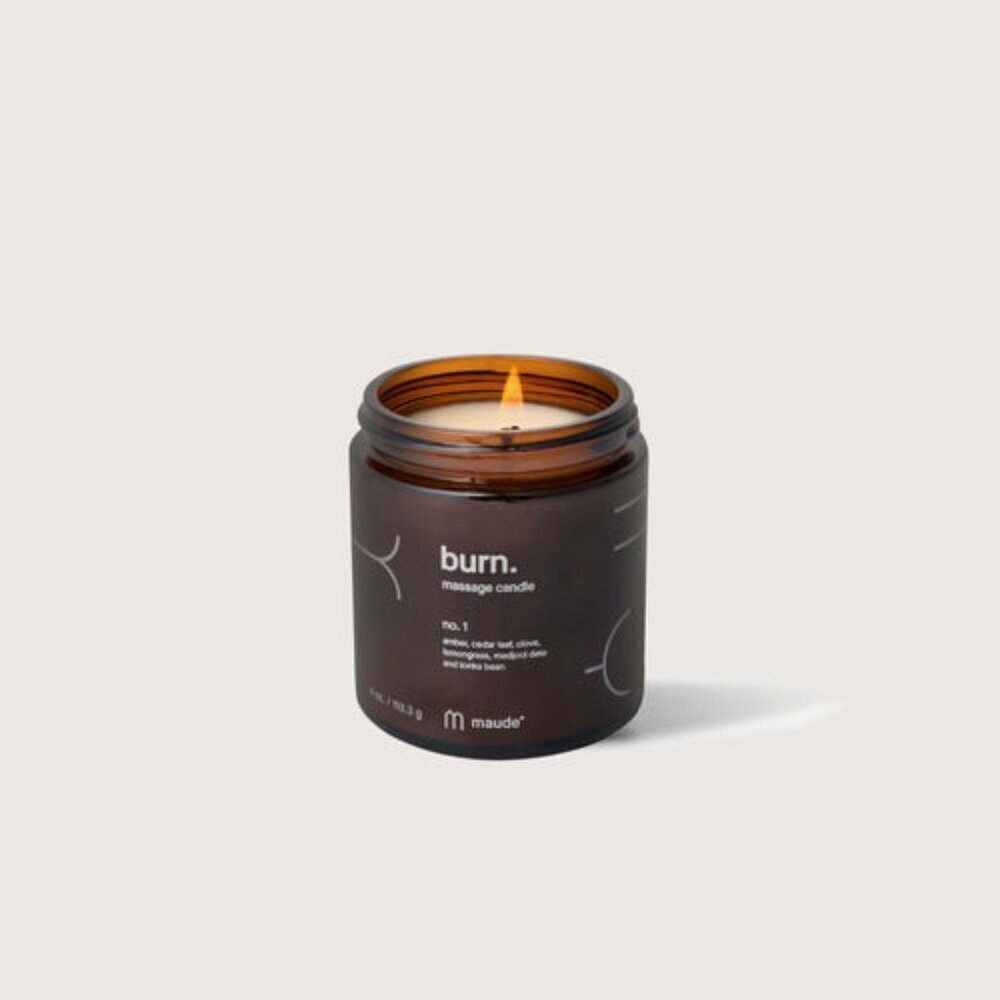 NWT Maude Burn No. 1 Massage Candle 4 oz